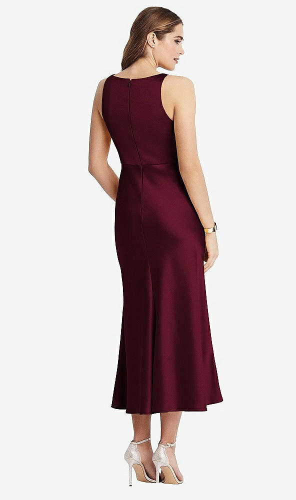 Back View - Cabernet Cowl-Neck Midi Tank Dress - Esme