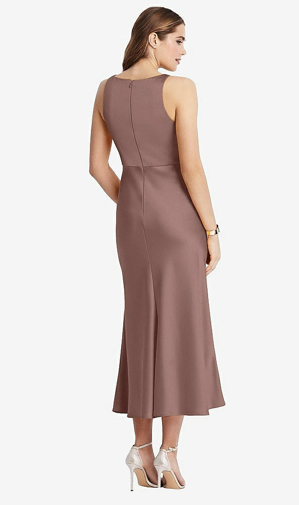 Back View - Sienna Cowl-Neck Midi Tank Dress - Esme