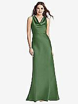 Front View Thumbnail - Vineyard Green Cowl-Neck Maxi Tank Dress - Nova