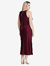 Alt View 3 Thumbnail - Cabernet Tie Neck Cutout Midi Tank Dress - Lou