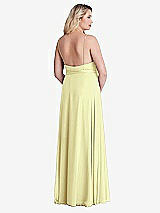 Alt View 2 Thumbnail - Butter Yellow Chiffon Maxi Wrap Dress with Sash - Cora