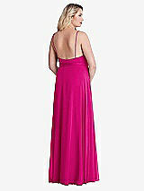 Alt View 2 Thumbnail - Think Pink Chiffon Maxi Wrap Dress with Sash - Cora