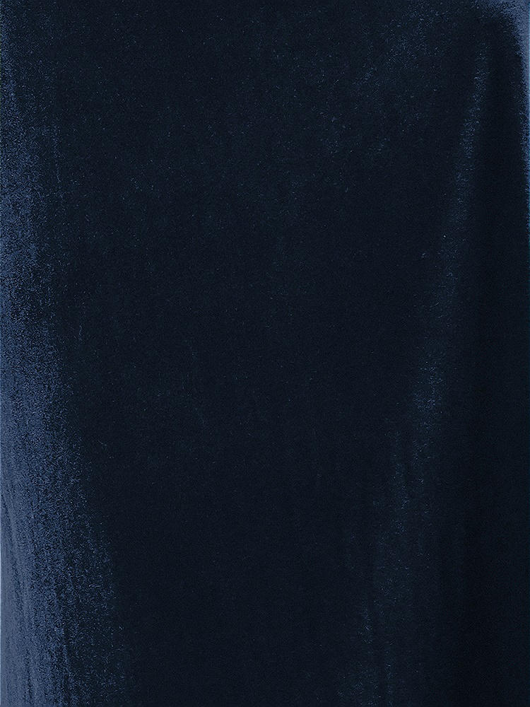 Front View - Midnight Navy Lux Velvet Fabric by the Yard