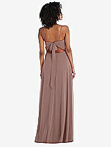 Rear View Thumbnail - Sienna Tie-Back Cutout Maxi Dress with Front Slit
