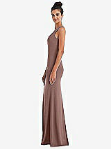 Side View Thumbnail - Sienna Criss-Cross Cutout Back Maxi Dress with Front Slit